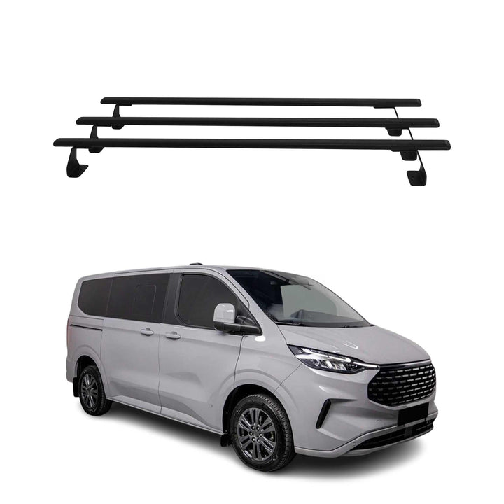 OMAC Heavy Duty Dachträger Querträger kompatibel mit VW Transporter T7 2023-2026 – 3 Stangen – Stahl