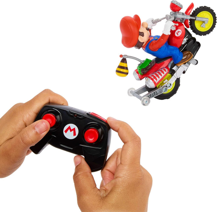 Hot Wheels Mario Kart Motorrad, ferngesteuertes Wheelie Motocross aus dem Super Mario Galaxy-Film mi