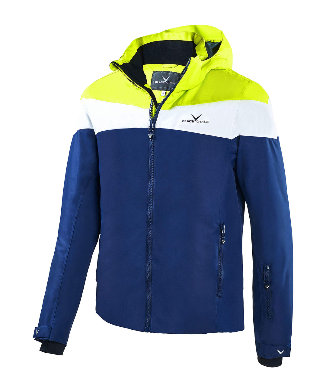 Black Crevice Herren Ski- und Snowboardjacke 56 green/white/navy, 56 green/white/navy