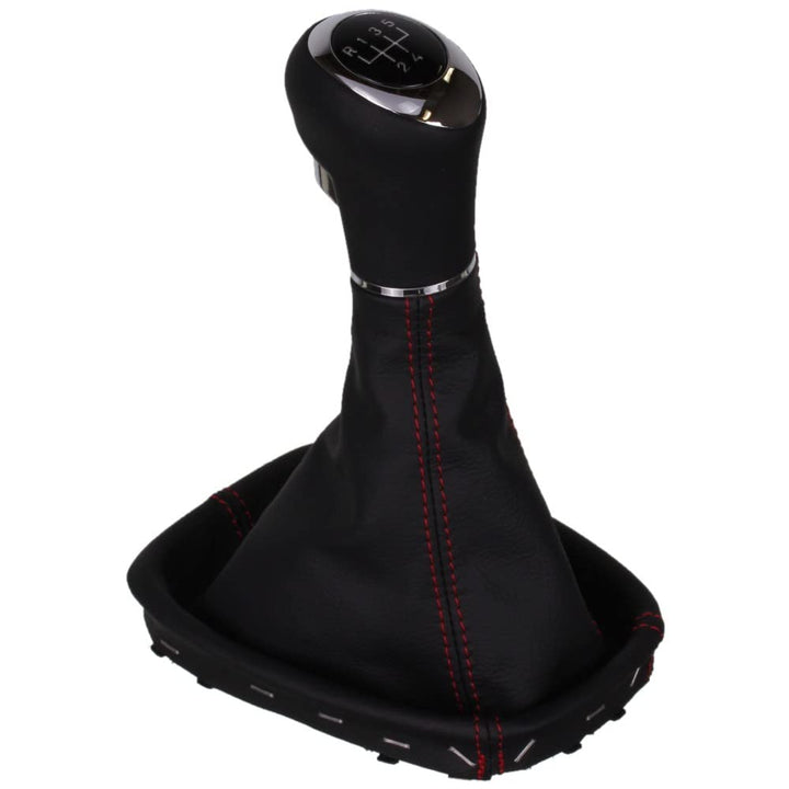 ICT Schaltknauf Schalthebel Schaltsack Schaltmanschette Leder kompatibel mit: Opel Corsa D 2006-2014