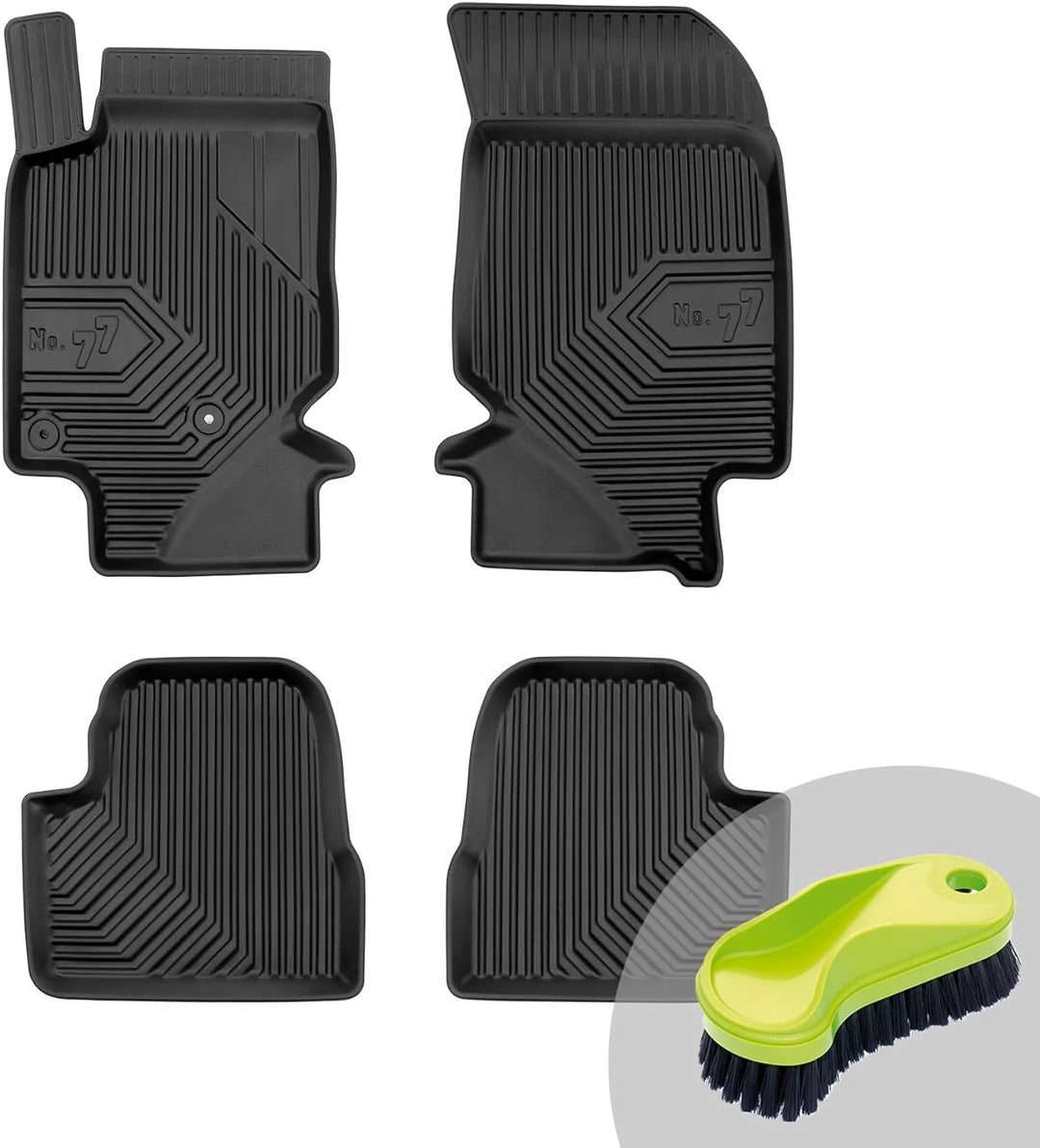 FROGUM No.77 Gummimatten Ganzjahresset von Auto Fussmatten Autofussmatten für Opel Corsa F ab 2019,