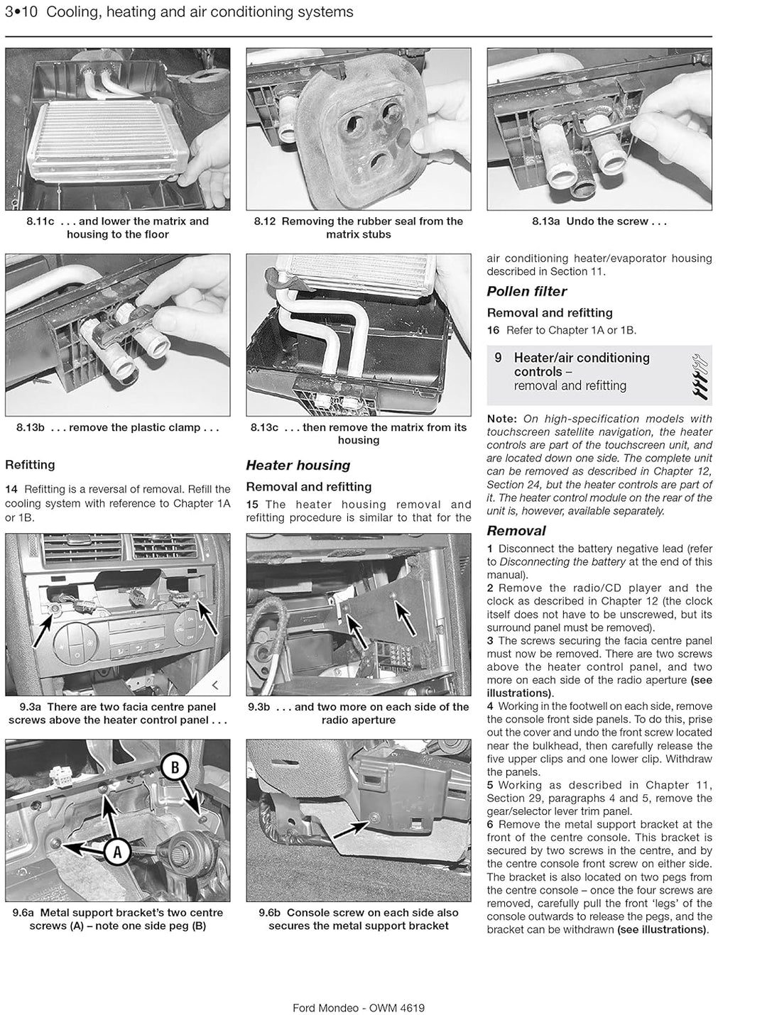 Ford Mondeo Petrol & Diesel (July 03 - 07) Haynes Repair Manual, Taschenbuch