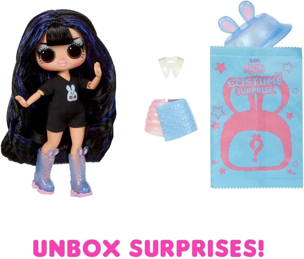 L.O.L. Surprise! Tweens Costume Surprise Aya Cherry Modepuppe mit Aufblasbarem Blauem Hasenkostüm un
