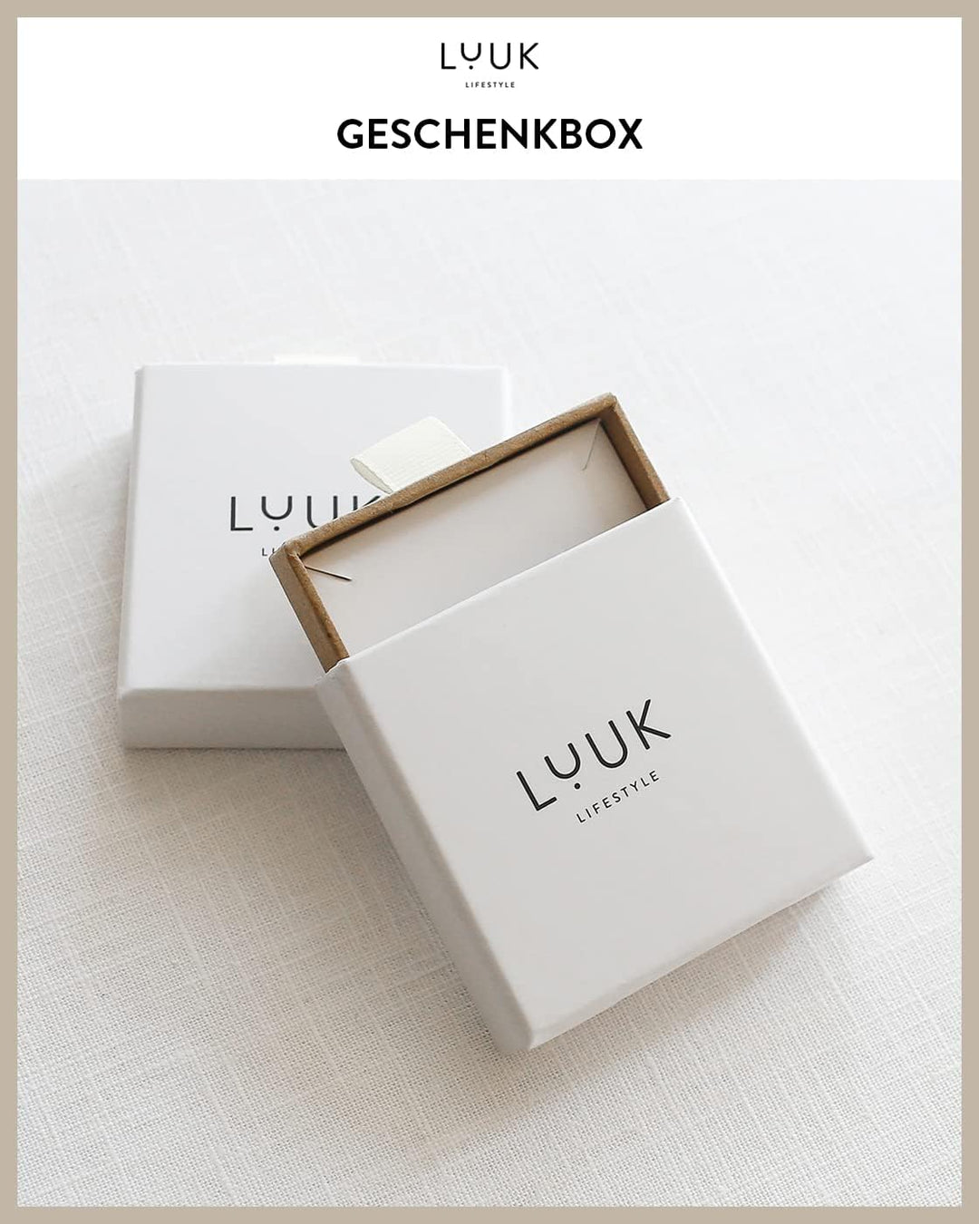 LUUK LIFESTYLE Halsketten, Armbänder und Schmucksets aus Edelstahl, modernes und schlichtes Design,
