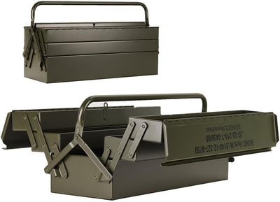 Dönges Werkzeugkasten nach Bundeswehr TL 5140-0010, 530 x 210 x 210 mm, 5-teilig JD32-210-7-0436/00