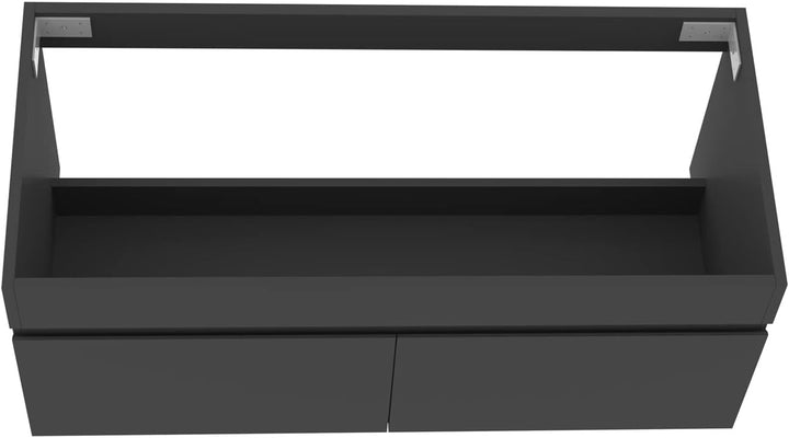 Waschbeckenunterschrank 80 cm Unterschrank Waschtischunterschrank Anthrazit 80cm-Typ B Anthrazit, 80