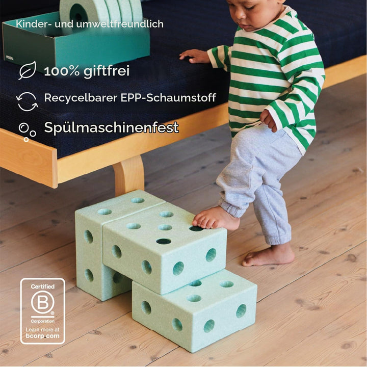 MODU 3-in-1 Baby Walker Ocean Mint - Laufwagen, Schubkarre + Tritthocker und mehr - NEU - schönes na
