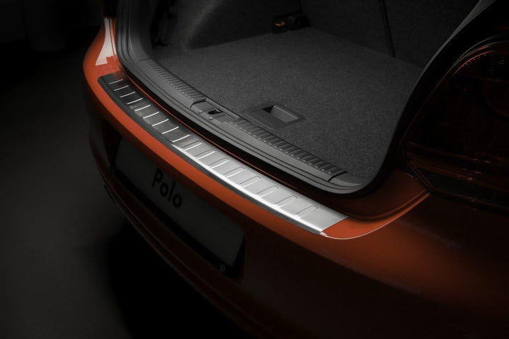 Avisa Edelstahl Heckstossstangenschutz kompatibel mit Volkswagen Passat 3C/B6 Variant 2005-2010 Silb