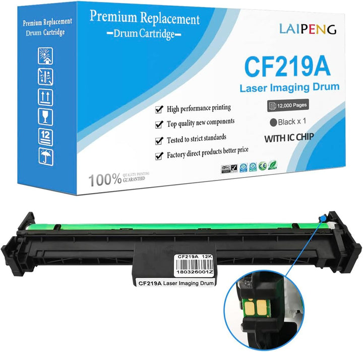 Kompatible Trommelkartusche 19A CF219A Schwarz Ersatz für HP Laserjet Pro M102a M102w, MFP M130fn M1