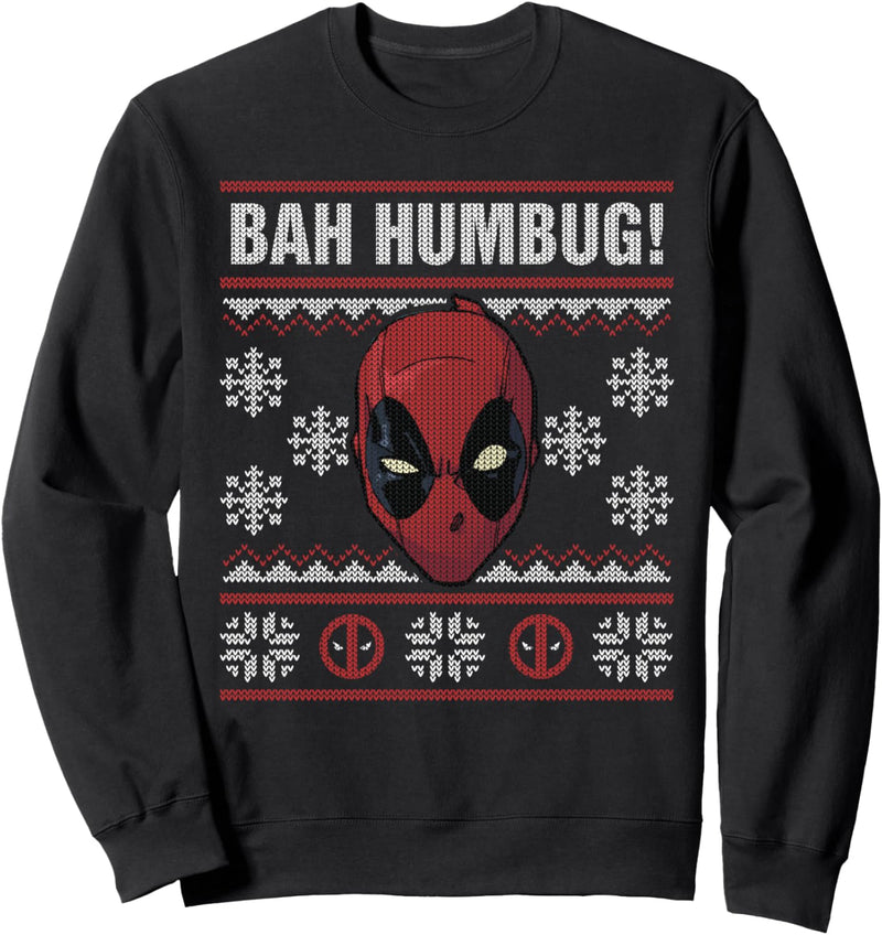 Marvel Deadpool Bah Humbug Holiday Sweatshirt