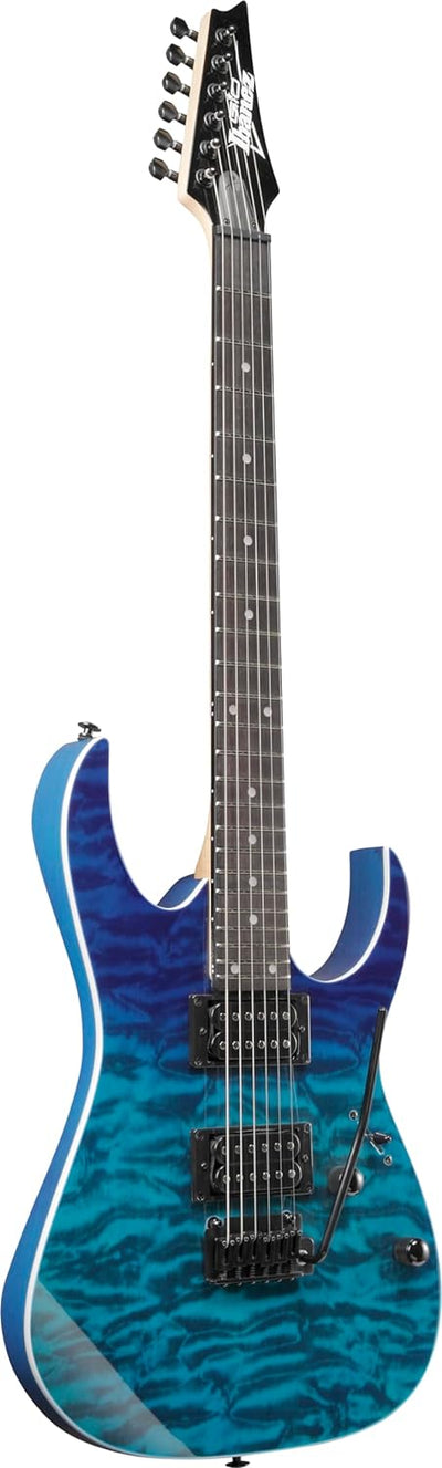 Ibanez GRG120QAASP-BGD GIO Series Electric Guitar - Black Hardware - Blue Gradiation