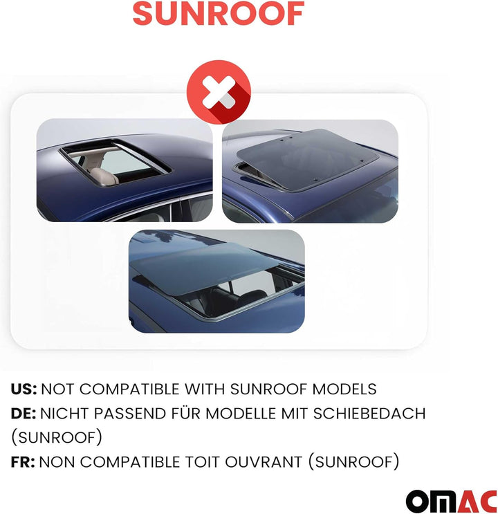 Dachträger Grundträger Auto kompatibel mit Dacia Duster 2 II 2018-2023 Alu Schwarz