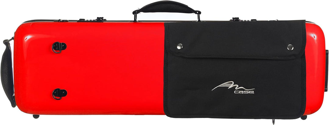 Geigenkoffer Glasfaser Safe Oblong 4/4 rot M-Case