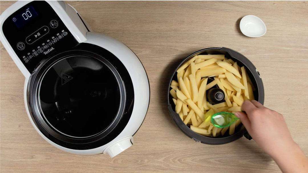 Tefal Actifry Genius Snaking FZ761015 Fritteuse ohne Öl, 1,2 kg, mit 9 Automatikprogrammen und Snack