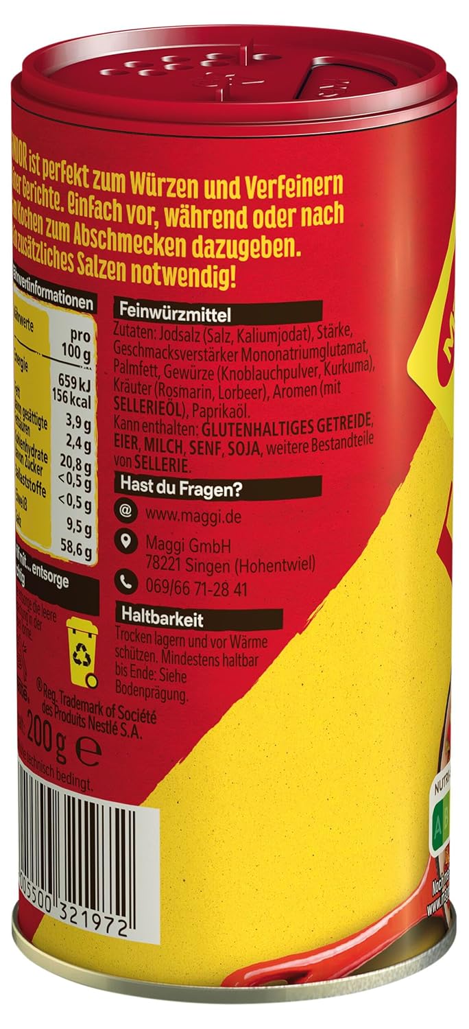 MAGGI Fondor Würzmittel für Gemüse, Fleisch oder Fisch, Gewürz für Suppen oder Salate, 10er Pack (10