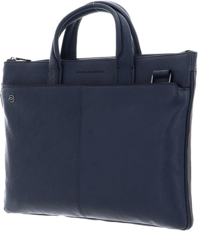 Piquadro Black Square - Laptoptasche 15.6" 42 cm Blu Oceano, Blu Oceano