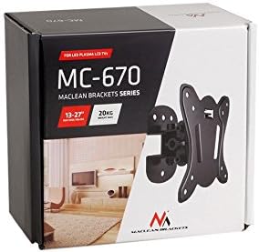 Maclean MC-670 TV Wandhalterung OLED QLED LCD LED Monitor Plasma TV Halterung 13" bis 27" VESA 75x75