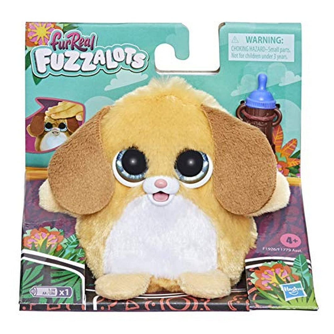 furReal Fuzzalots Hündchen farbenwechselndes interaktives Tierchen zum Füttern, Lichter und Geräusch