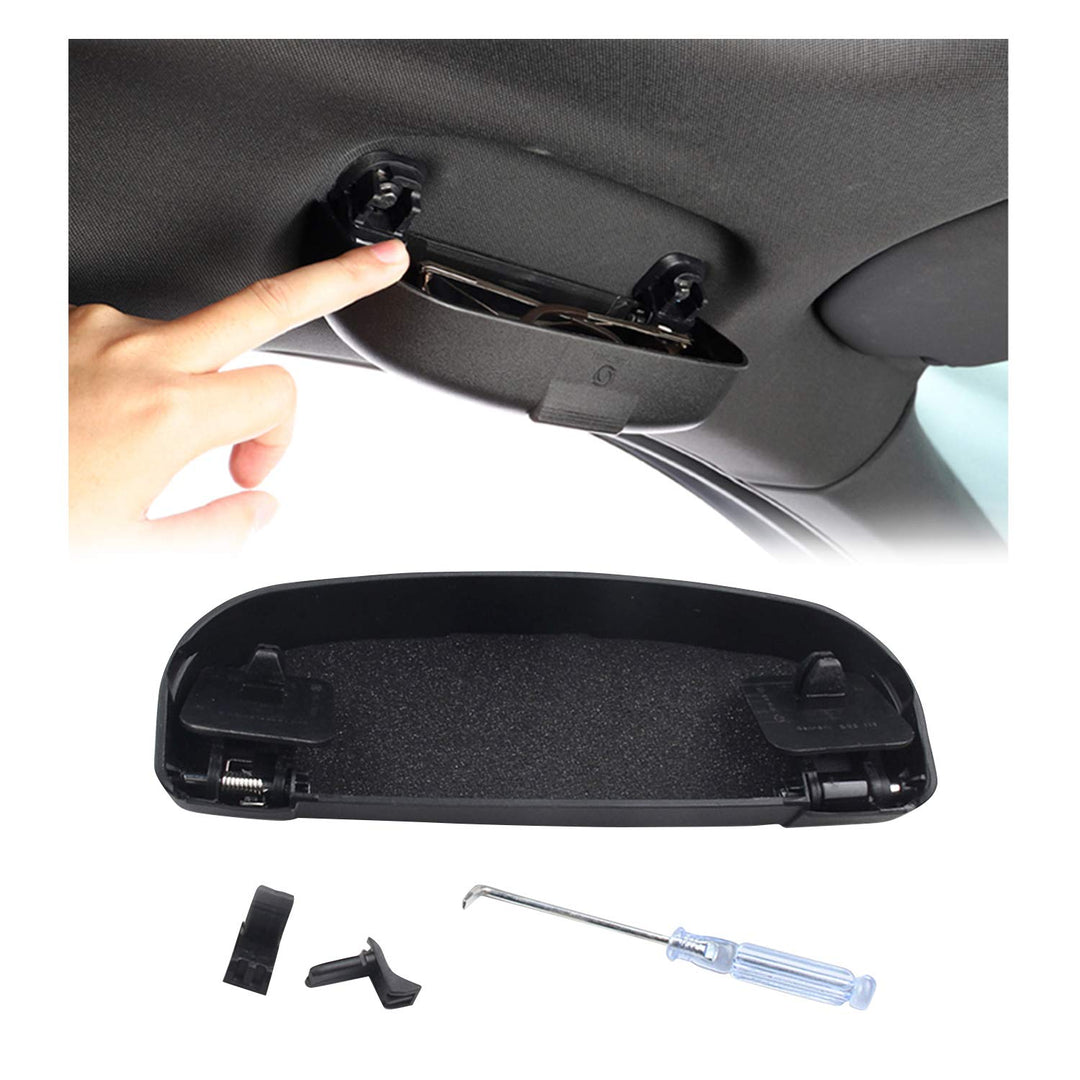 YEE PIN Brillenetui für Benz GLA X156 / W205 /GLC X253 / B-Klasse W246/ A-Klasse W176 Auto Sonnenble