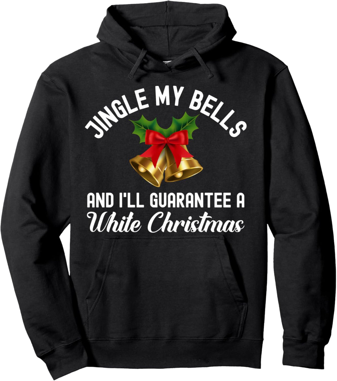 Lustiges Weihnachts-Outfit für Erwachsene, Motiv: Jingle My Bells. Pullover Hoodie