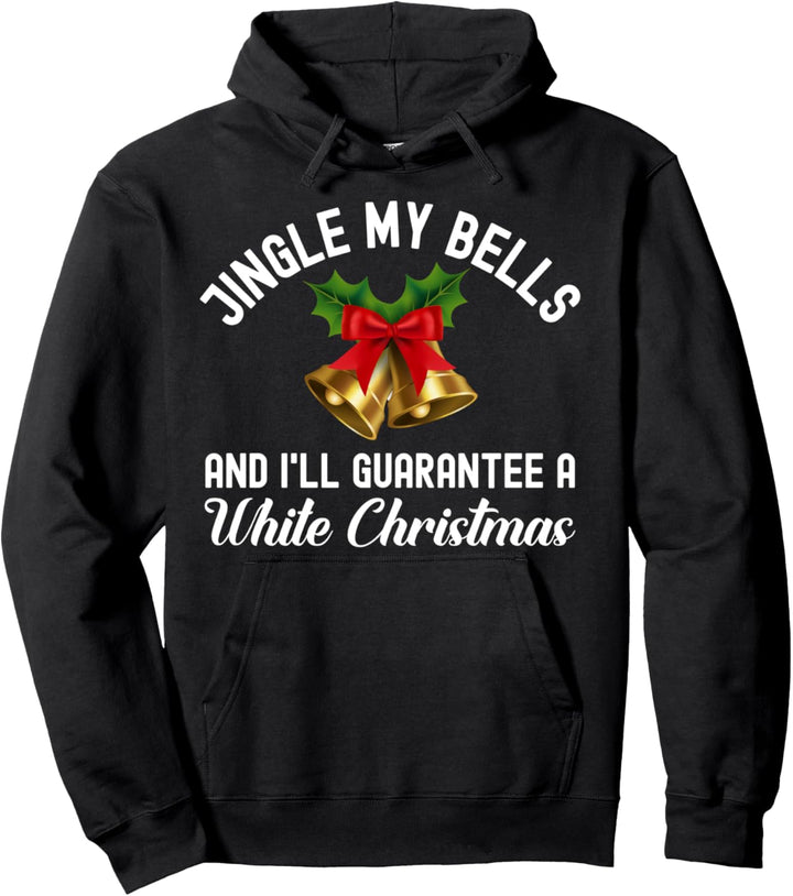 Lustiges Weihnachts-Outfit für Erwachsene, Motiv: Jingle My Bells. Pullover Hoodie