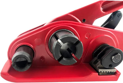 QWORK® Manuelles Umreifungsgerät, für 13mm-19mm PP/PET Kunststoffspanner Umreifungsband Kit 1 Stücke