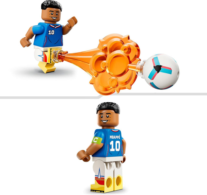 LEGO Editions Kylian Mbappé – Fussball-Highlights Spielzeug - 3D Modellbau mit Minifigur zum Sammeln