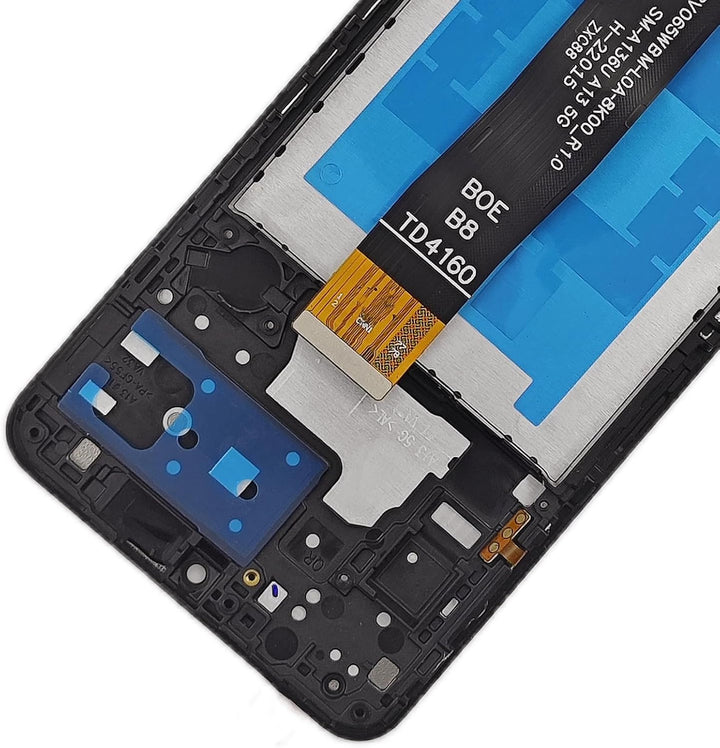 Ersatzbildschirm für Samsung Galaxy A13 5G mit Rahmen für Samsung A13 a136u S136dl a136a a136w Telef