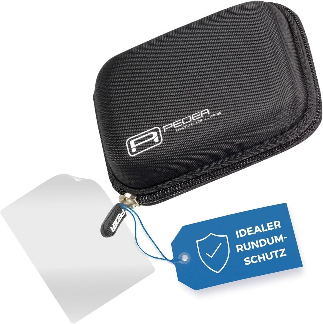 PEDEA Hardcase Kameratasche für Aberg Best 21 / Canon IXUS 275 HS, 285 HS, PowerShot D30 / Olympus T