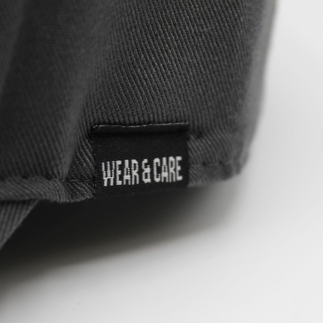 Surf Monkey Baseballkappe, verstellbar, recycelt, für Damen und Herren, Grau