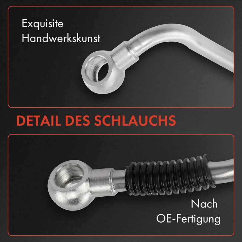 Frankberg Servolenkung Schlauch Benzin Kompatibel mit 7er E38 735i 740i 3.5L 4.4L 1996-2001 Replace