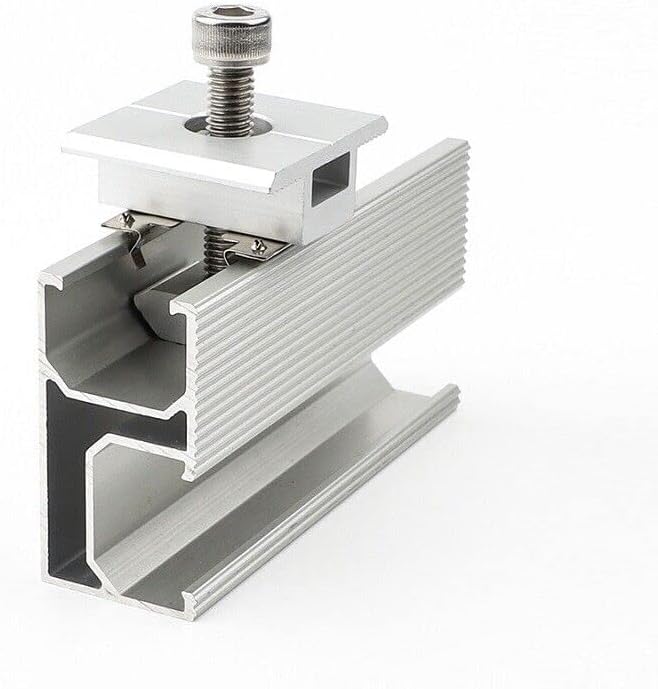 Mittelklemme 12 Stück ALU Mittelklemmen 30MM PV Photovoltaik Solar Trapez Montagehalterungen, Halter