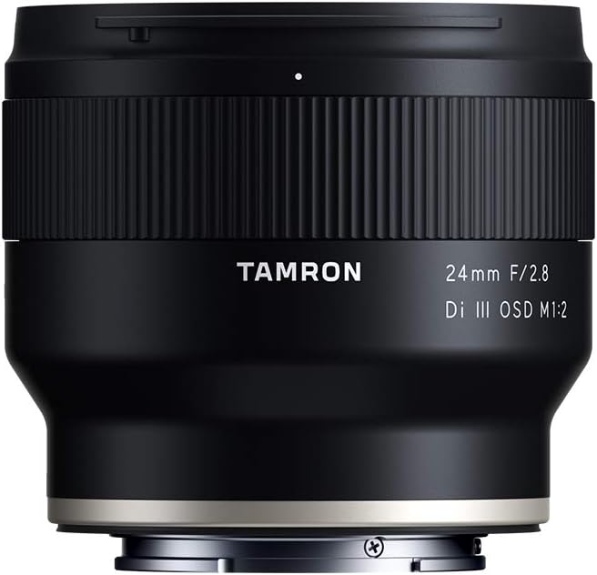 Tamron 24mm F/2.8 Di III OSD M1:2 Objektiv für Sony Full Frame/APS-C E-Mount spiegellose Kamera schw