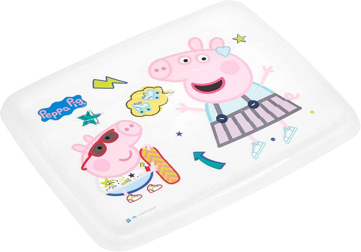 keeeper karolina 3x Peppa Pig Aufbewahrungsbox mit Deckel, Dreh- und stapelbar, Für Kinder, 30 l, Tr