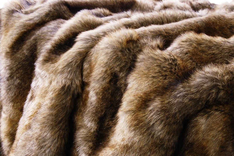 Felldecke Otter als Fellimitat in 5 Grössen Webpelzdecke Kuscheldecke Tagesdecke oder Fellkissen (24