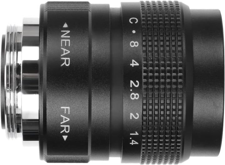 25 Mm F1,4 CCTV-Objektiv für C-Mount-Kamera, Blende und Fokussierung Manuelle Einstellung, 19,6 Betr