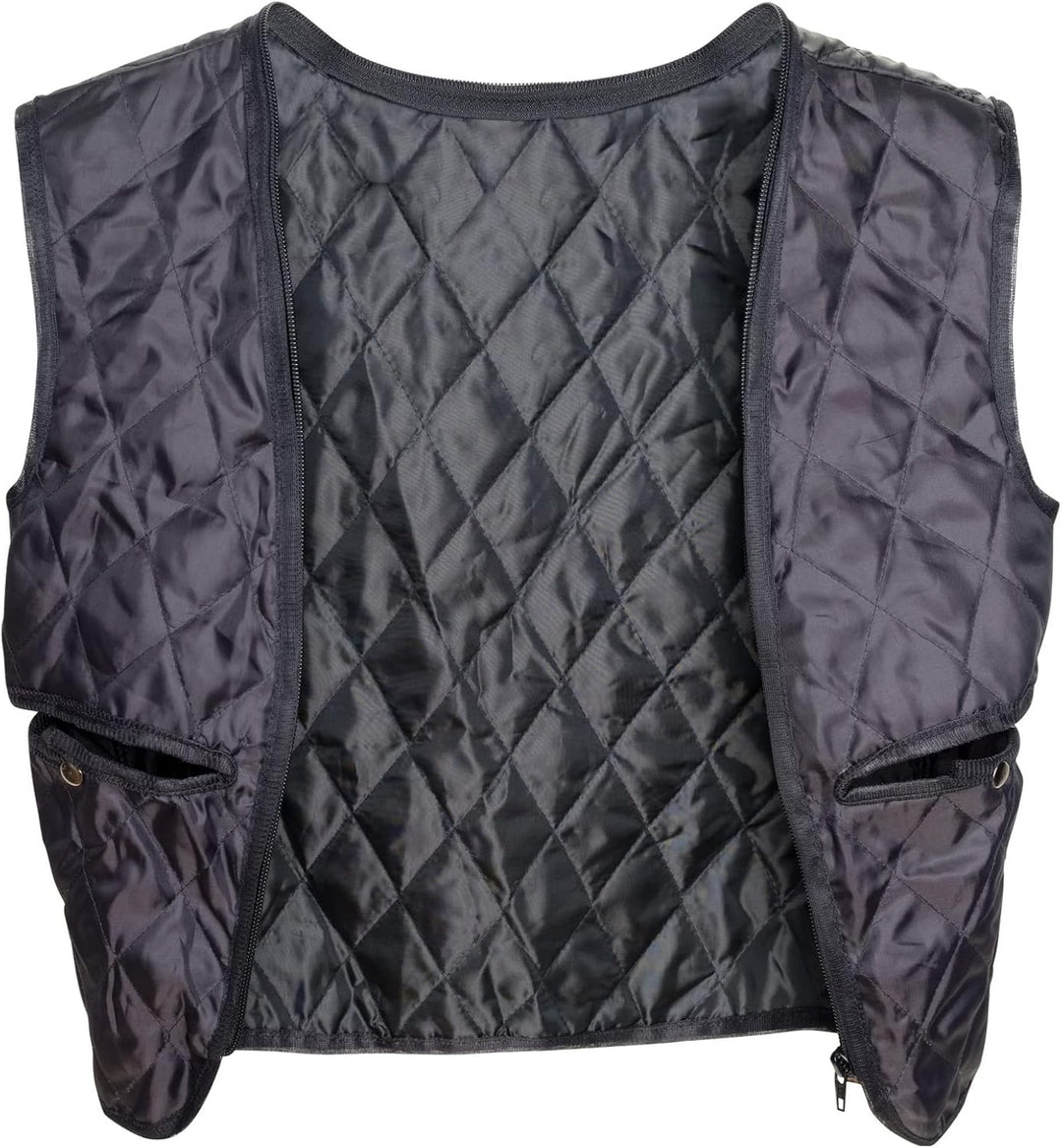 URBAN 5884 Motorradjacke Damen Mit Protektoren, Damenjacke aus Lammleder, Protektoren für Rücken, Sc