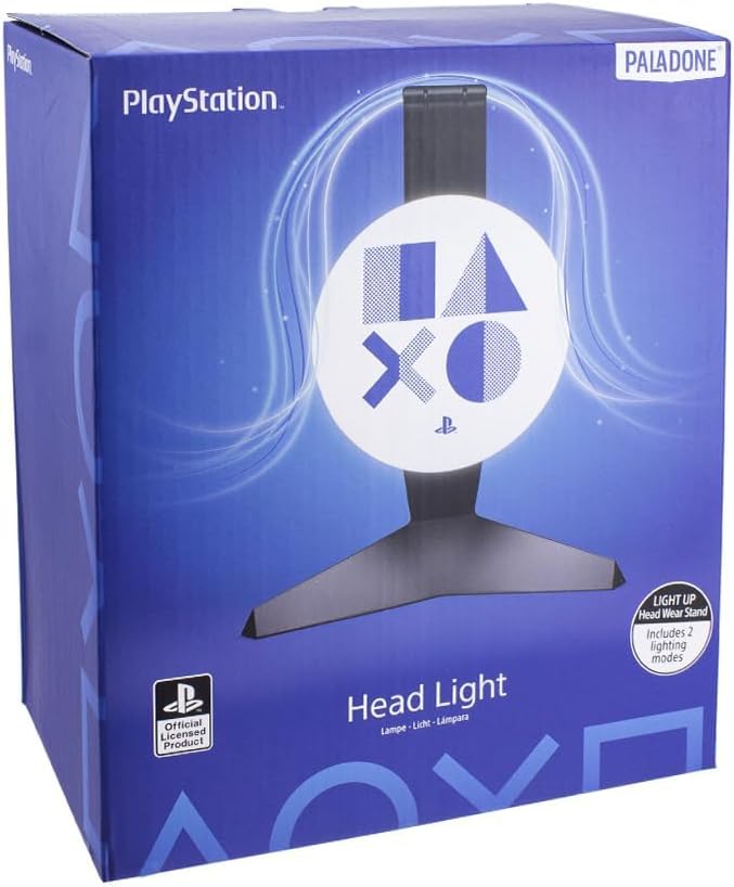 PlayStation Headset-Ständer-Licht - Offiziell lizenziert, Kopfhörerhalter für Gaming-Setup, Geschenk