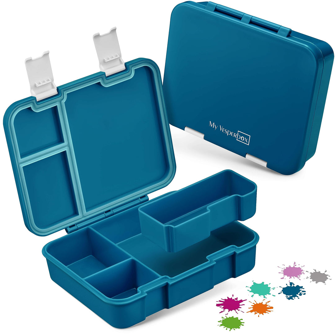 My Vesperbox® Brotdose für Kinder mit Fächern [JIN] - Lunchbox mit Trennfächern - Bento Box - Jausen