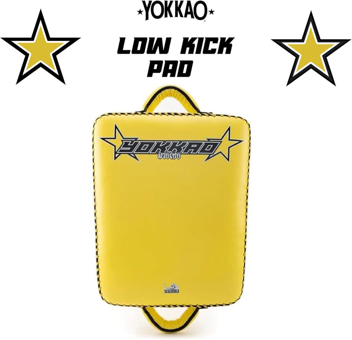 Yokkao Premium Institution Low Kick Pad Microfiber | Precision Training | Superior Impact Absorption