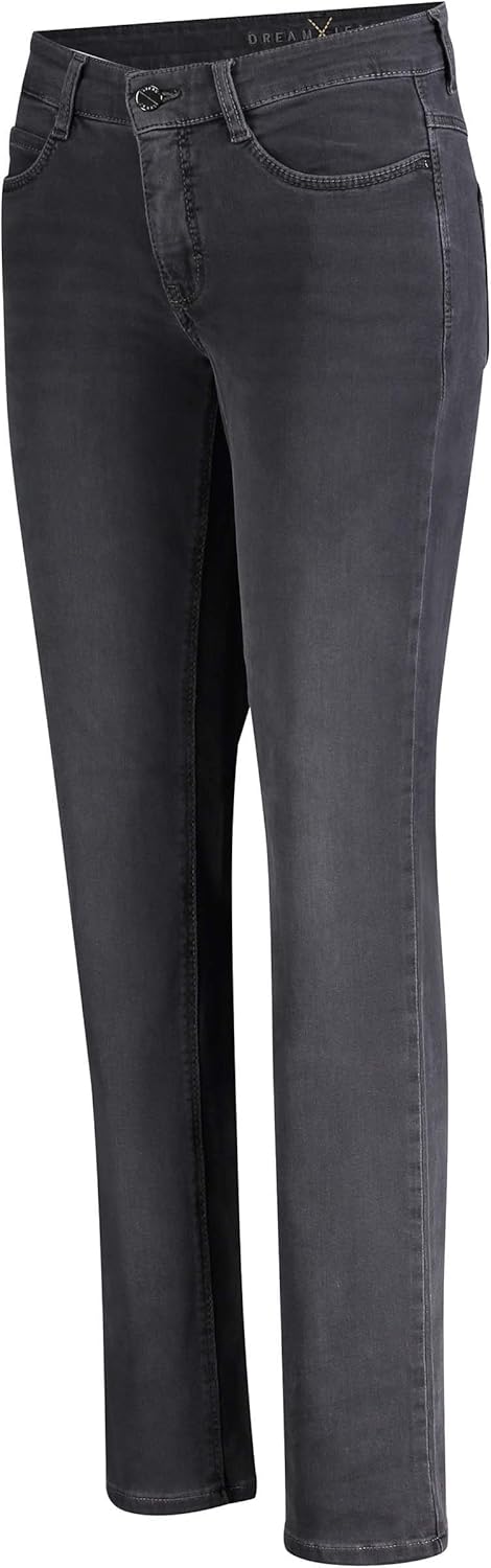 MAC Jeans Damen Jeans Dream 34W / 32L Dark Grey Used Wash (D975), 34W / 32L Dark Grey Used Wash (D97