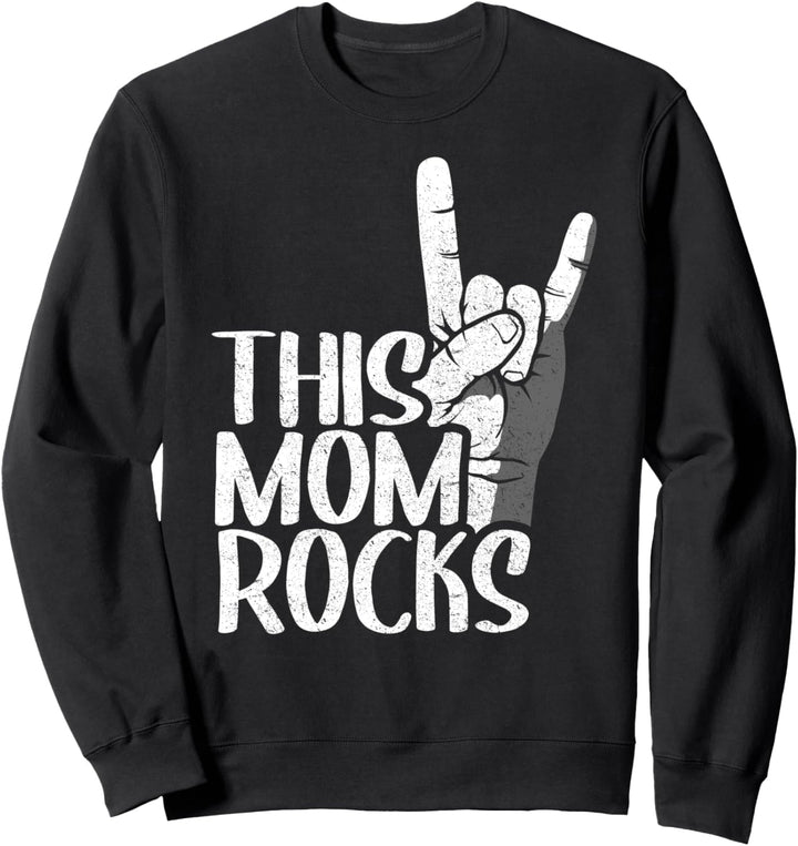 This Mom Rocks - Festival Rocken Mutter Sweatshirt