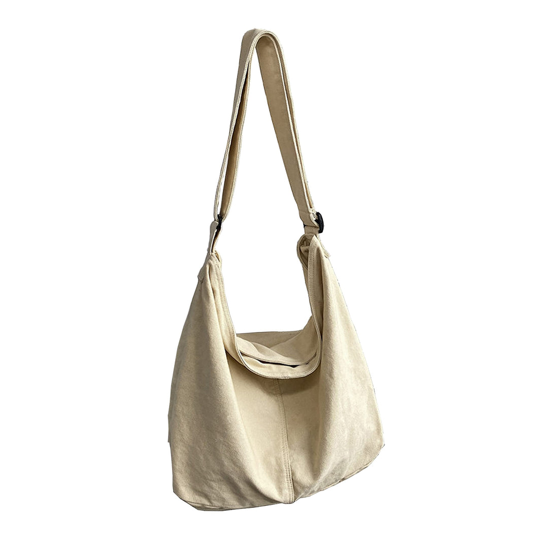Messenger-Tasche aus Segeltuch, gross, einfarbig, mit mehreren Taschen, Schultertasche aus Segeltuch