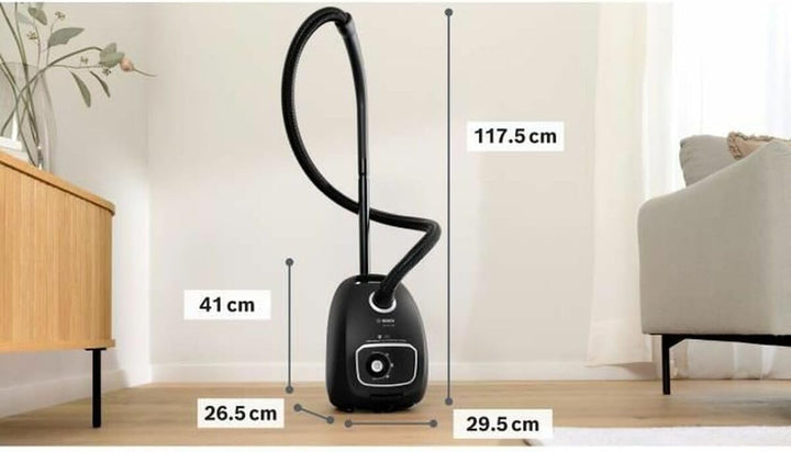 BOSCH Staubsauger BGB41BA1, Schwarz, 700 W, Marke EAN: 4242005483976