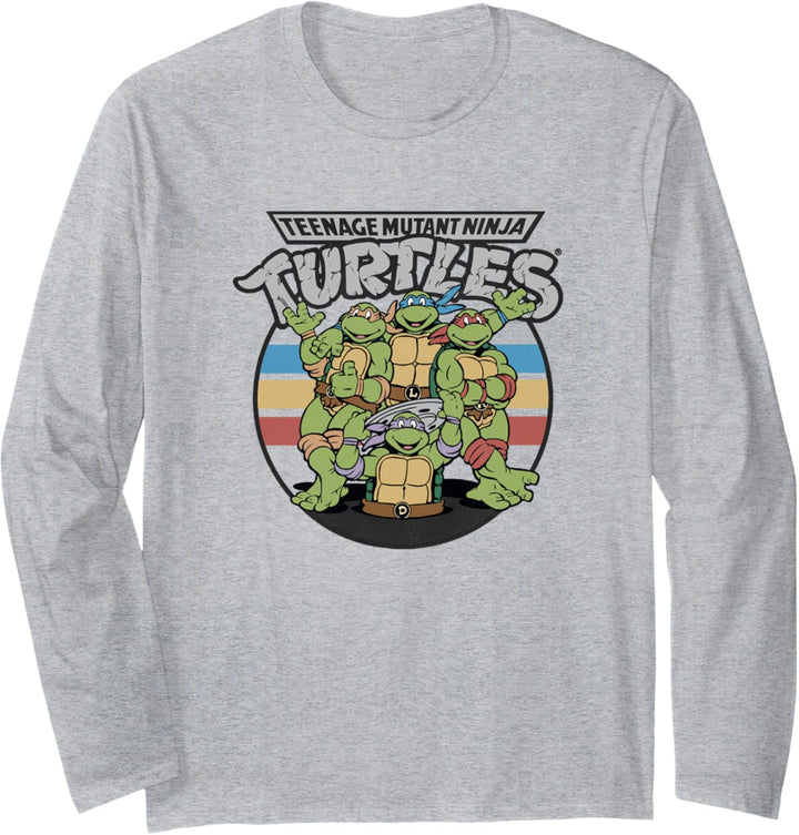 Teenage Mutant Ninja Turtles Retro Spot Logo Langarmshirt
