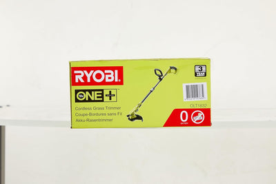 Ryobi OLT1832 ONE+ Kabelloser Rasentrimmer, 25—30 cm Weg (Zero Tool), 18 V, hypergrün (Batterie, Lad