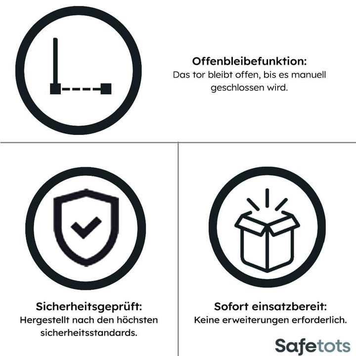 Bettacare Sicherheitsgitter für Kinder und Hunde, Schmal, 68.5cm - 75cm, Schiefergrau, Extra hohes B
