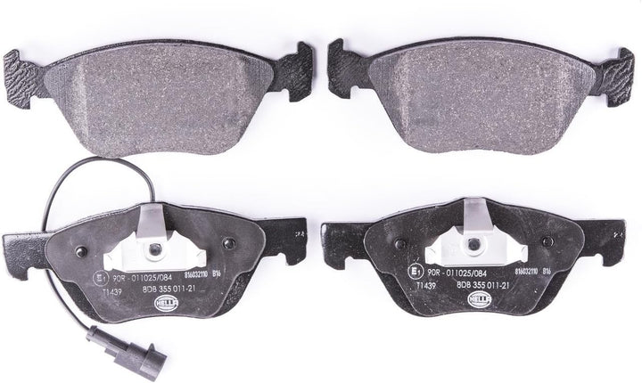 HELLA PAGID 8DB 355 011-211 Bremsbelagsatz - T1439 - Dicke/Stärke: 19mm - Bremssystem: Teves - mit i
