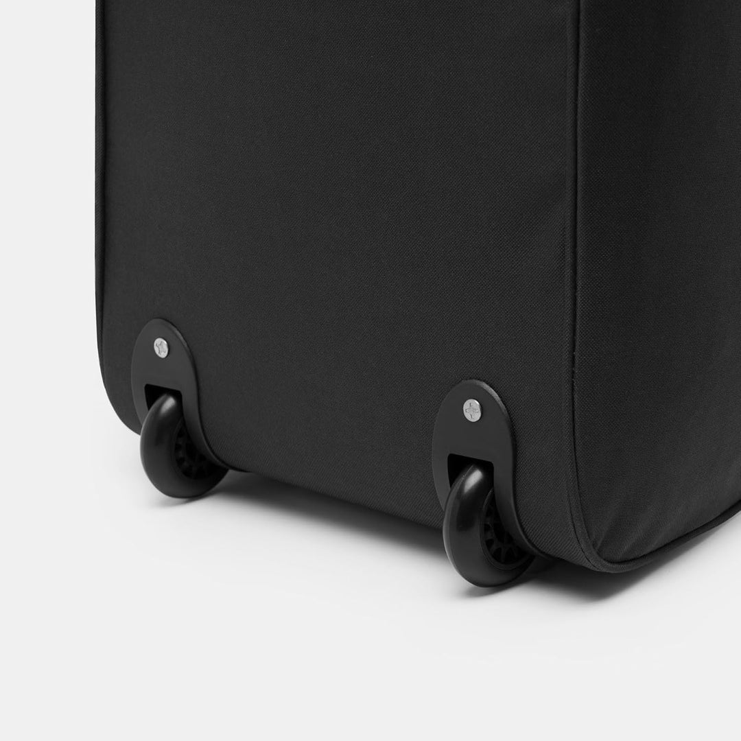Bordcase Handgepäck schwarz mit 2 Skaterrollen und aus 600D Polyester Jetzt Schon geeignet für die N