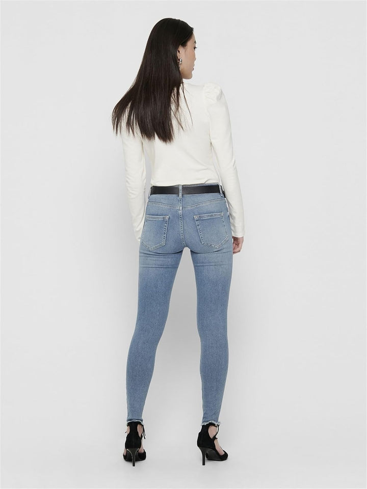 ONLY Damen Skinny Jeans XS Blau (Light Blue Denim), XS Blau (Light Blue Denim)